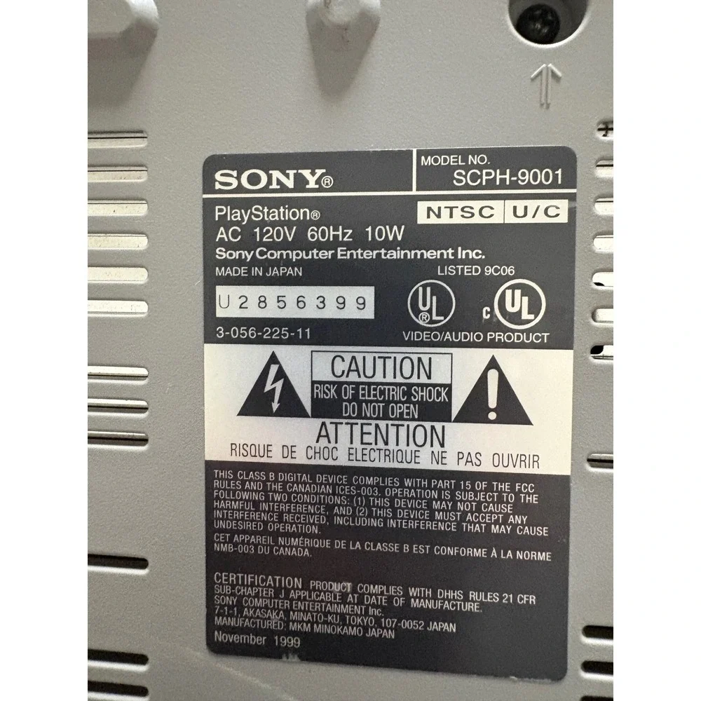 Sony playstation console